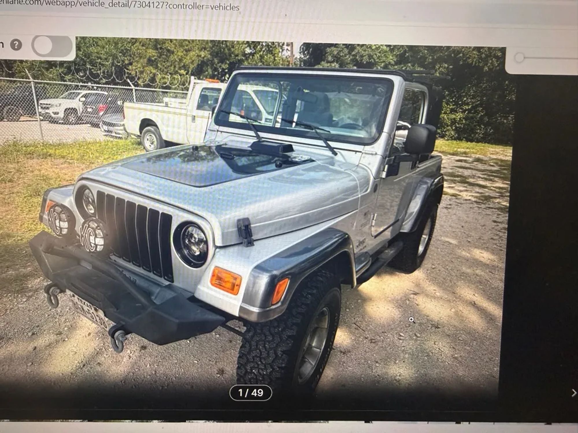 jeep wrangler 2004 1J4FA39S84P731800 image jeep wrangler 2004 1J4FA39S84P731800 image