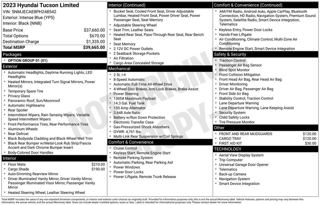 hyundai tucson 2023 5NMJECAE8PH248542 image hyundai tucson 2023 5NMJECAE8PH248542 image