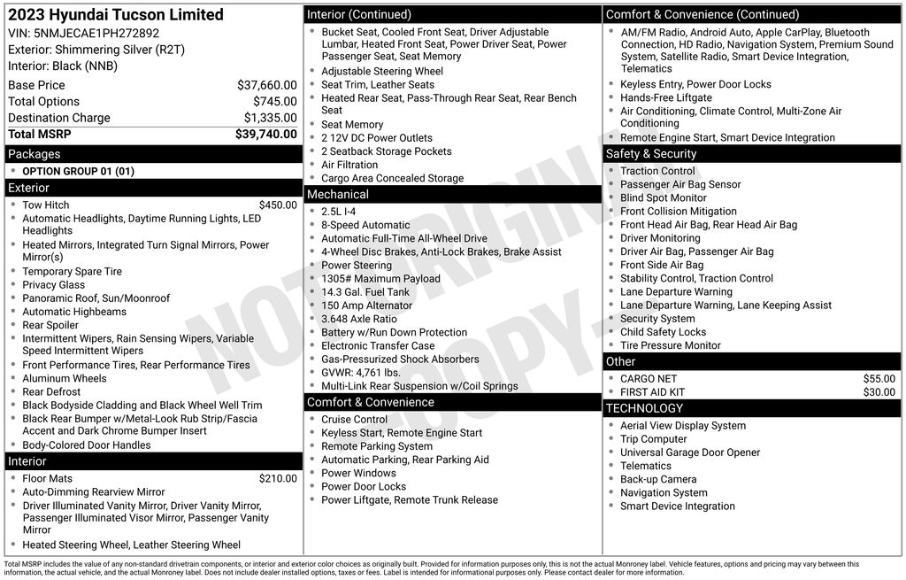 hyundai tucson 2023 5NMJECAE1PH272892 image hyundai tucson 2023 5NMJECAE1PH272892 image