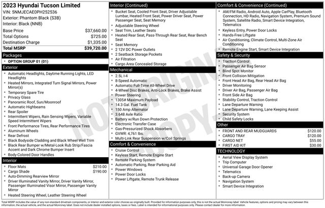 hyundai tucson 2023 5NMJECAE0PH252536 image hyundai tucson 2023 5NMJECAE0PH252536 image
