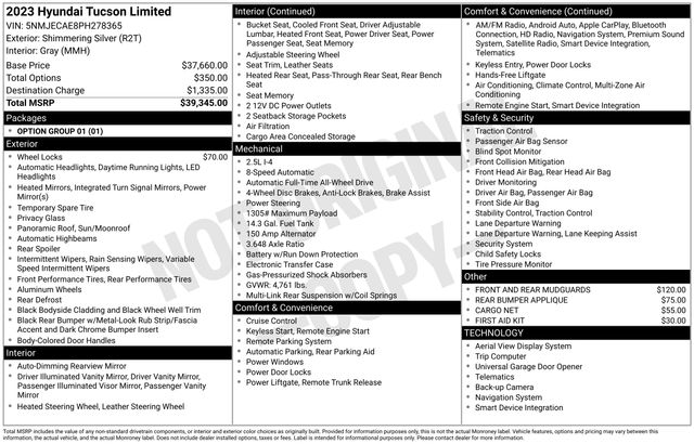hyundai tucson 2023 5NMJECAE8PH278365 image hyundai tucson 2023 5NMJECAE8PH278365 image