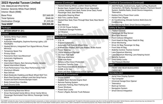 hyundai tucson 2023 5NMJECAE1PH278790 image hyundai tucson 2023 5NMJECAE1PH278790 image