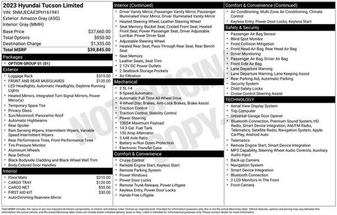 hyundai tucson 2023 5NMJECAE3PH161941 image hyundai tucson 2023 5NMJECAE3PH161941 image