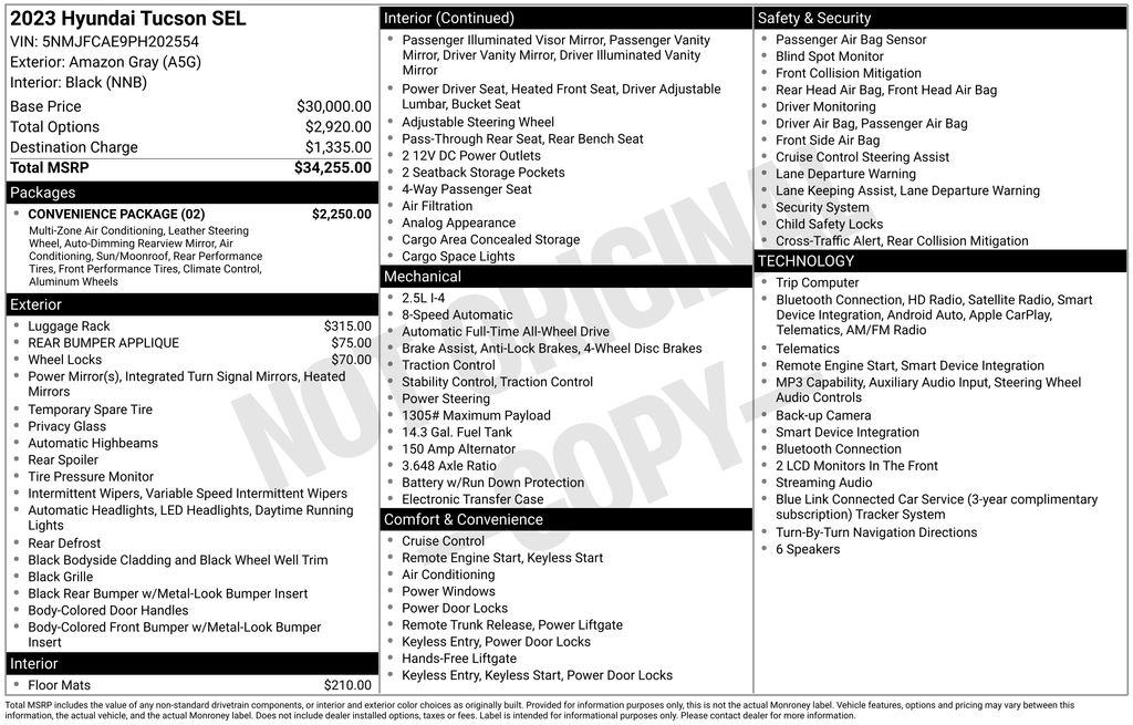 hyundai tucson 2023 5NMJFCAE9PH202554 image hyundai tucson 2023 5NMJFCAE9PH202554 image