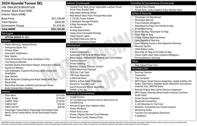 hyundai tucson 2024 5NMJBCDE5RH301639 image hyundai tucson 2024 5NMJBCDE5RH301639 image
