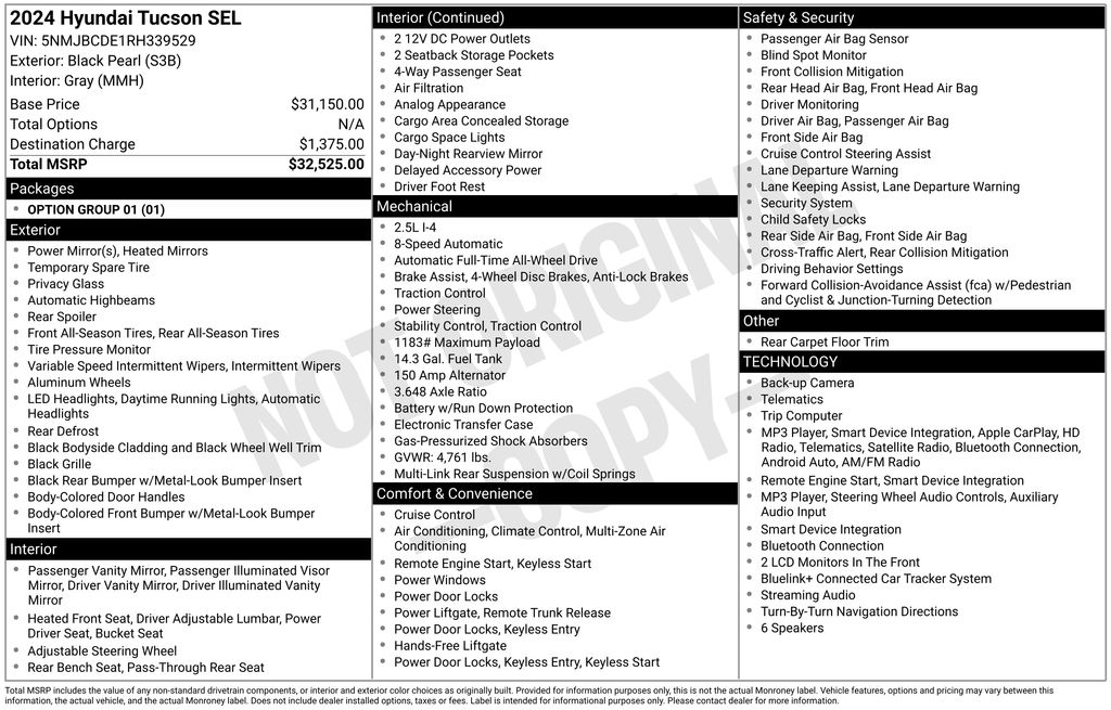 hyundai tucson 2024 5NMJBCDE1RH339529 image hyundai tucson 2024 5NMJBCDE1RH339529 image