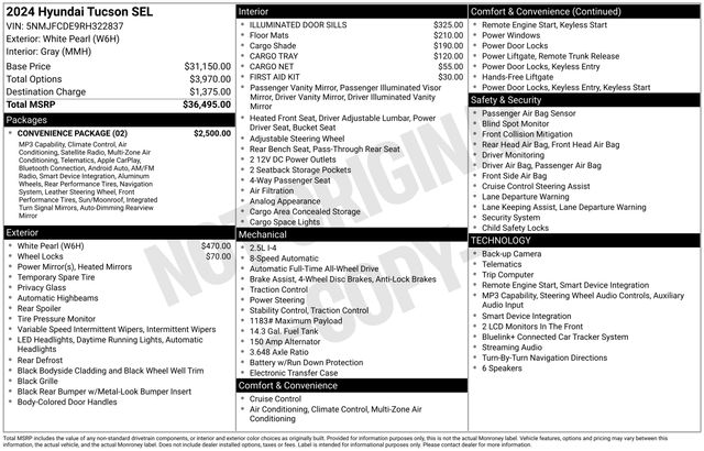 hyundai tucson 2024 5NMJFCDE9RH322837 image hyundai tucson 2024 5NMJFCDE9RH322837 image