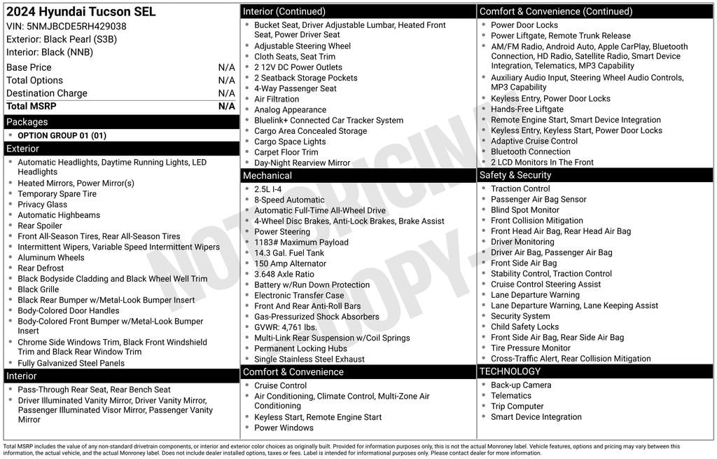 hyundai tucson 2024 5NMJBCDE5RH429038 image hyundai tucson 2024 5NMJBCDE5RH429038 image