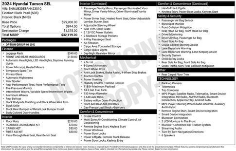 hyundai tucson 2024 5NMJB3DE8RH423010 image hyundai tucson 2024 5NMJB3DE8RH423010 image
