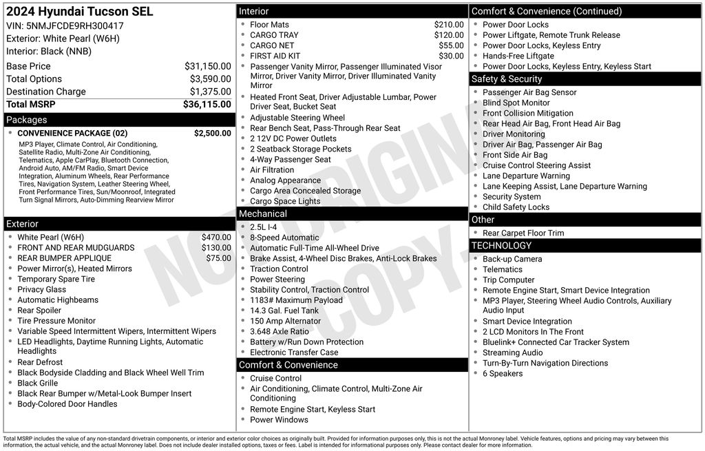 hyundai tucson 2024 5NMJFCDE9RH300417 image hyundai tucson 2024 5NMJFCDE9RH300417 image