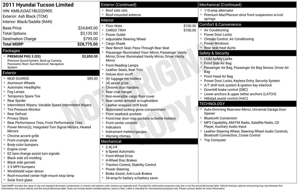 hyundai tucson 2011 KM8JU3AC1BU220905 image hyundai tucson 2011 KM8JU3AC1BU220905 image