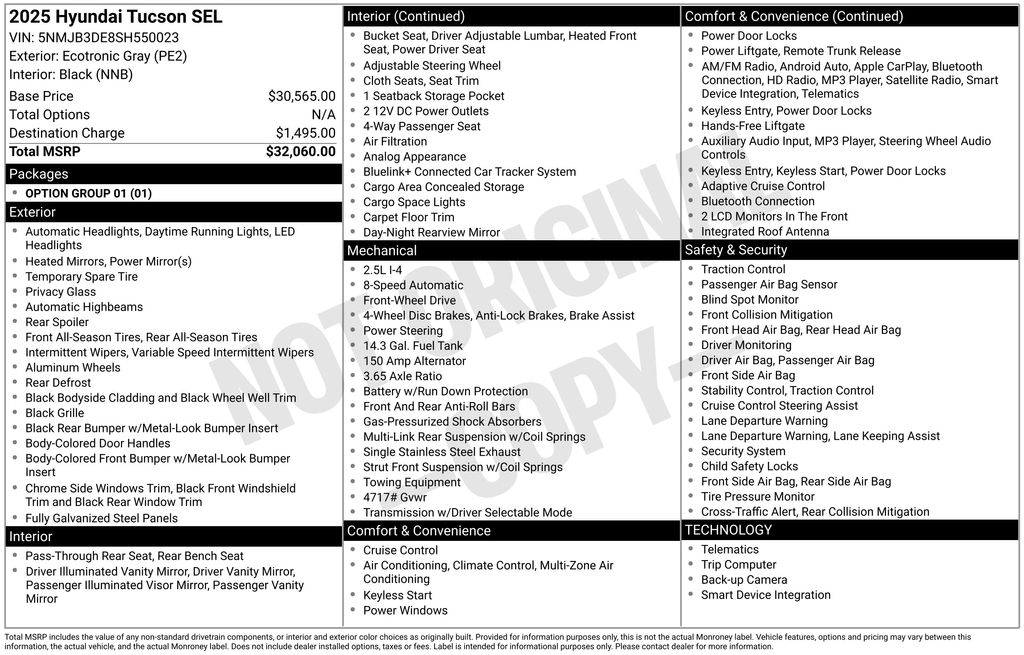 hyundai tucson 2025 5NMJB3DE8SH550023 image hyundai tucson 2025 5NMJB3DE8SH550023 image