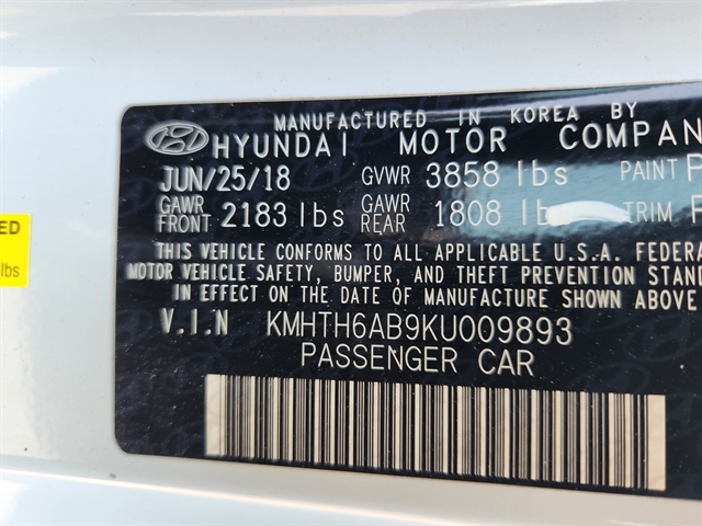 hyundai veloster 2019 KMHTH6AB9KU009893 image hyundai veloster 2019 KMHTH6AB9KU009893 image