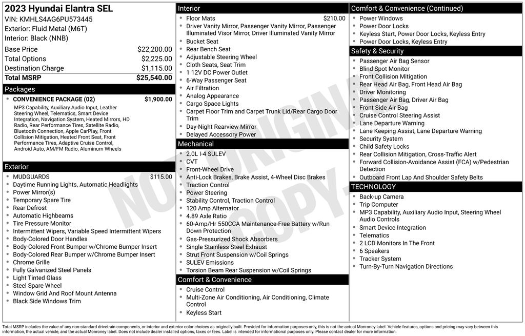 hyundai elantra 2023 KMHLS4AG6PU573445 image hyundai elantra 2023 KMHLS4AG6PU573445 image