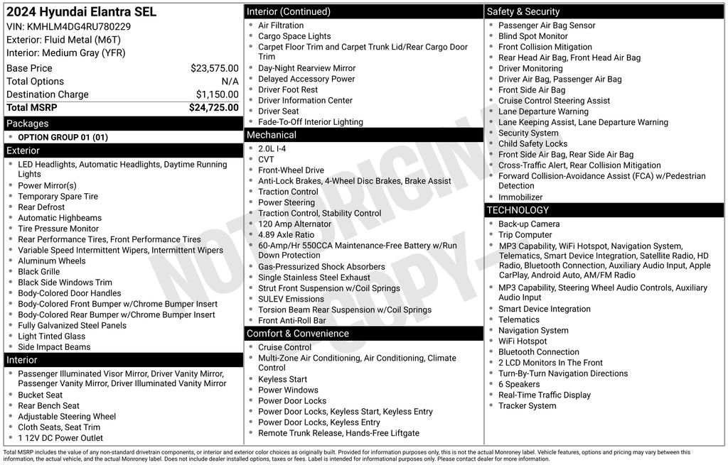 hyundai elantra 2024 KMHLM4DG4RU780229 image hyundai elantra 2024 KMHLM4DG4RU780229 image