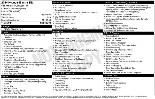 hyundai elantra 2024 KMHLM4DG8RU655184 image hyundai elantra 2024 KMHLM4DG8RU655184 image