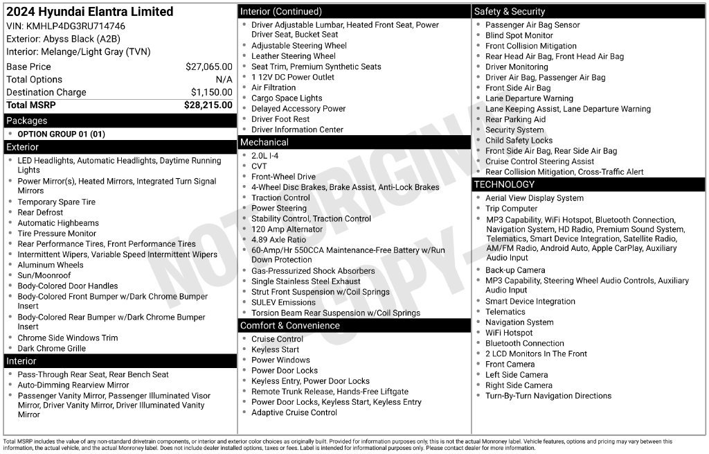 hyundai elantra 2024 KMHLP4DG3RU714746 image hyundai elantra 2024 KMHLP4DG3RU714746 image