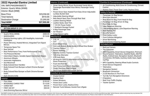 hyundai elantra 2022 5NPLP4AG0NH068272 image hyundai elantra 2022 5NPLP4AG0NH068272 image