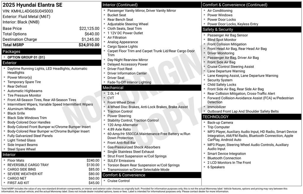 hyundai elantra 2025 KMHLL4DG6SU045003 image hyundai elantra 2025 KMHLL4DG6SU045003 image