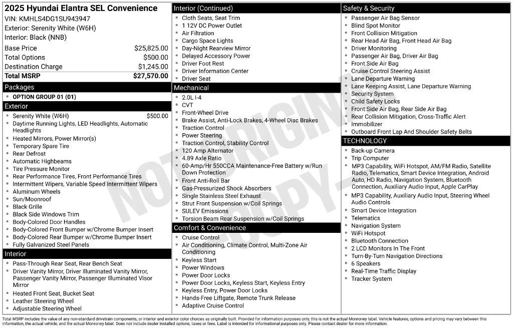 hyundai elantra 2025 KMHLS4DG1SU943947 image hyundai elantra 2025 KMHLS4DG1SU943947 image