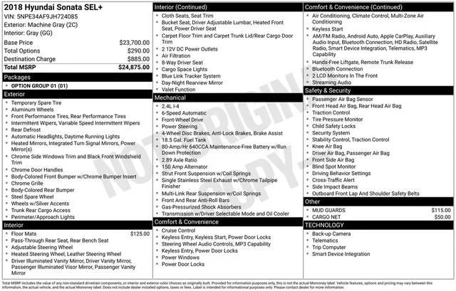 hyundai sonata 2018 5NPE34AF9JH724085 image hyundai sonata 2018 5NPE34AF9JH724085 image