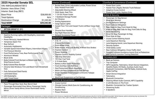 hyundai sonata 2025 KMHL64JA8SA473812 image hyundai sonata 2025 KMHL64JA8SA473812 image