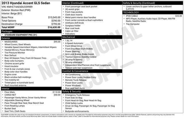 hyundai accent 2013 KMHCT4AE6DU339989 image hyundai accent 2013 KMHCT4AE6DU339989 image