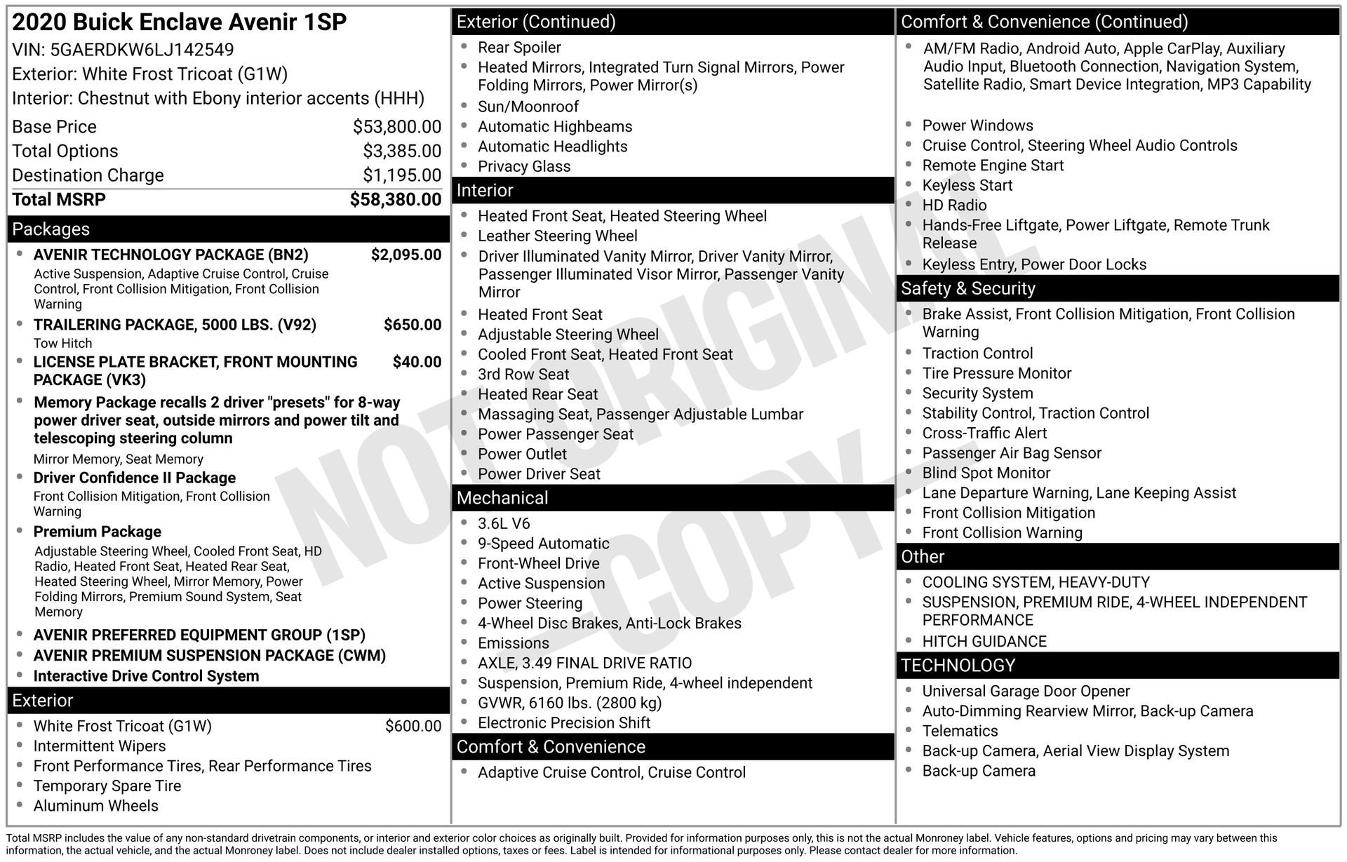 buick enclave 2020 5GAERDKW6LJ142549 image buick enclave 2020 5GAERDKW6LJ142549 image