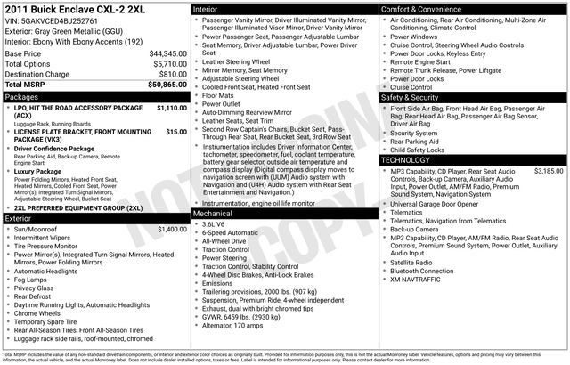 buick enclave 2011 5GAKVCED4BJ252761 image buick enclave 2011 5GAKVCED4BJ252761 image