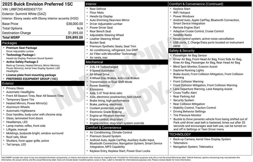 buick envision 2025 LRBFZKE40SD037731 image buick envision 2025 LRBFZKE40SD037731 image