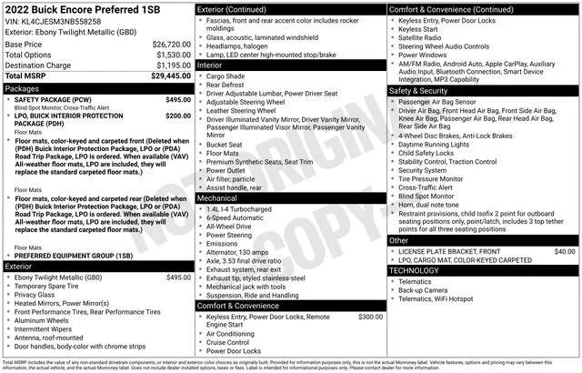 buick encore 2022 KL4CJESM3NB558258 image buick encore 2022 KL4CJESM3NB558258 image
