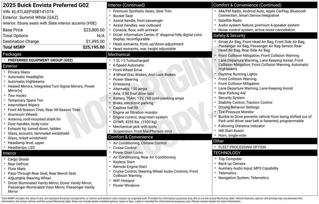 buick envista 2025 KL47LAEP4SB141074 image buick envista 2025 KL47LAEP4SB141074 image
