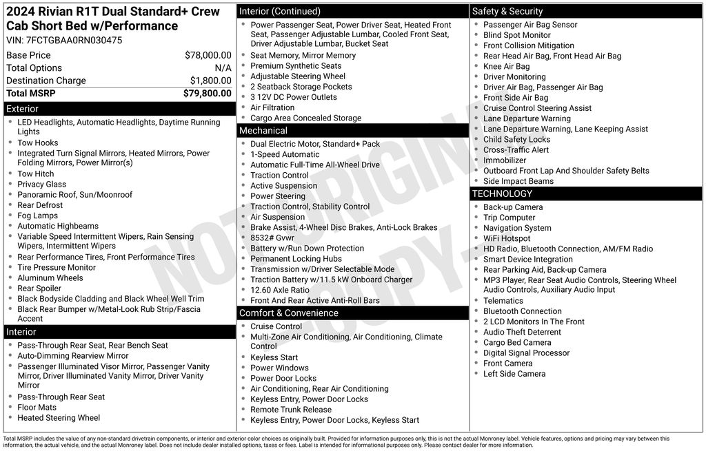 rivian r1t 2024 7FCTGBAA0RN030475 image rivian r1t 2024 7FCTGBAA0RN030475 image