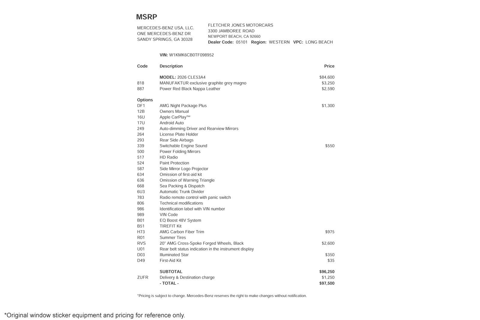 mercedes-benz cle 2026 W1KMK6CB0TF098952 image mercedes-benz cle 2026 W1KMK6CB0TF098952 image