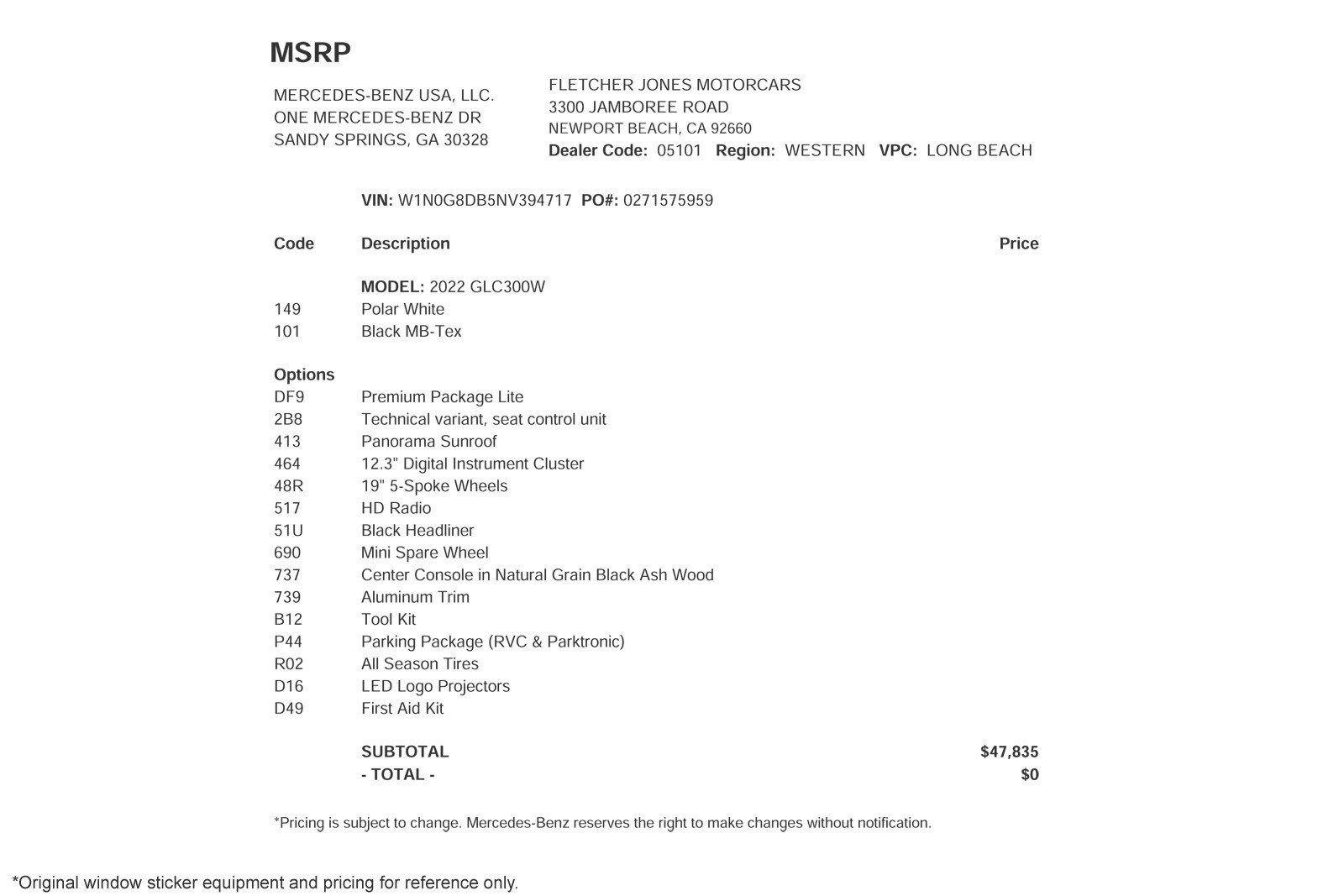 mercedes-benz glc 2022 W1N0G8DB5NV394717 image