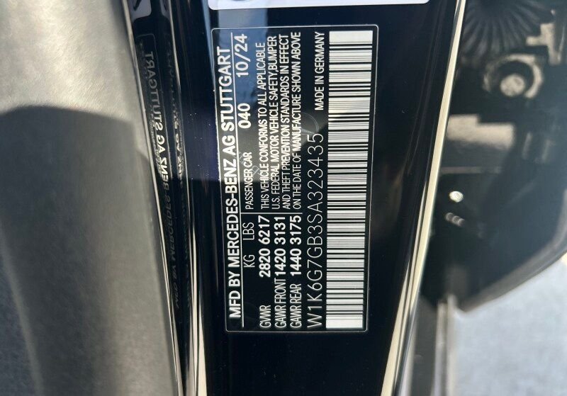 mercedes-benz s-class 2025 W1K6G7GB3SA323435 image mercedes-benz s-class 2025 W1K6G7GB3SA323435 image