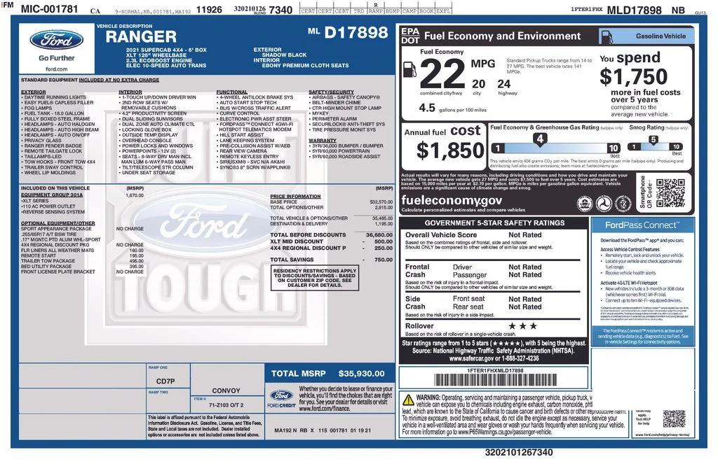 ford ranger 2021 1FTER1FHXMLD17898 image ford ranger 2021 1FTER1FHXMLD17898 image