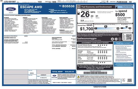 ford escape 2023 1FMCU9PA1PUB35538 image ford escape 2023 1FMCU9PA1PUB35538 image