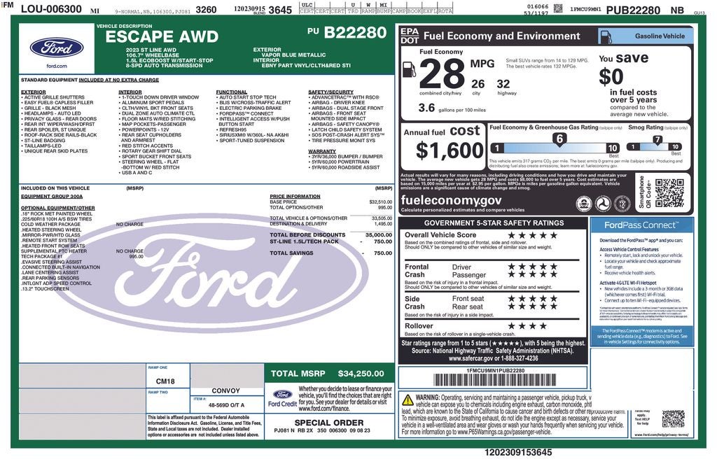 ford escape 2023 1FMCU9MN1PUB22280 image ford escape 2023 1FMCU9MN1PUB22280 image