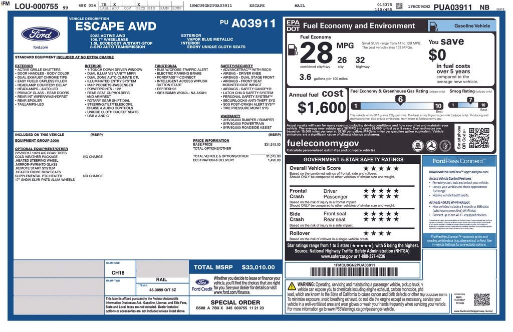 ford escape 2023 1FMCU9GN2PUA03911 image ford escape 2023 1FMCU9GN2PUA03911 image