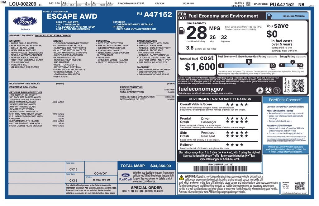ford escape 2023 1FMCU9MN0PUA47152 image ford escape 2023 1FMCU9MN0PUA47152 image