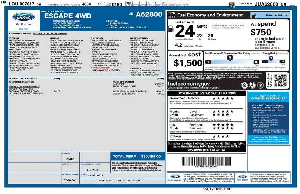 ford escape 2018 1FMCU9HD6JUA62800 image ford escape 2018 1FMCU9HD6JUA62800 image