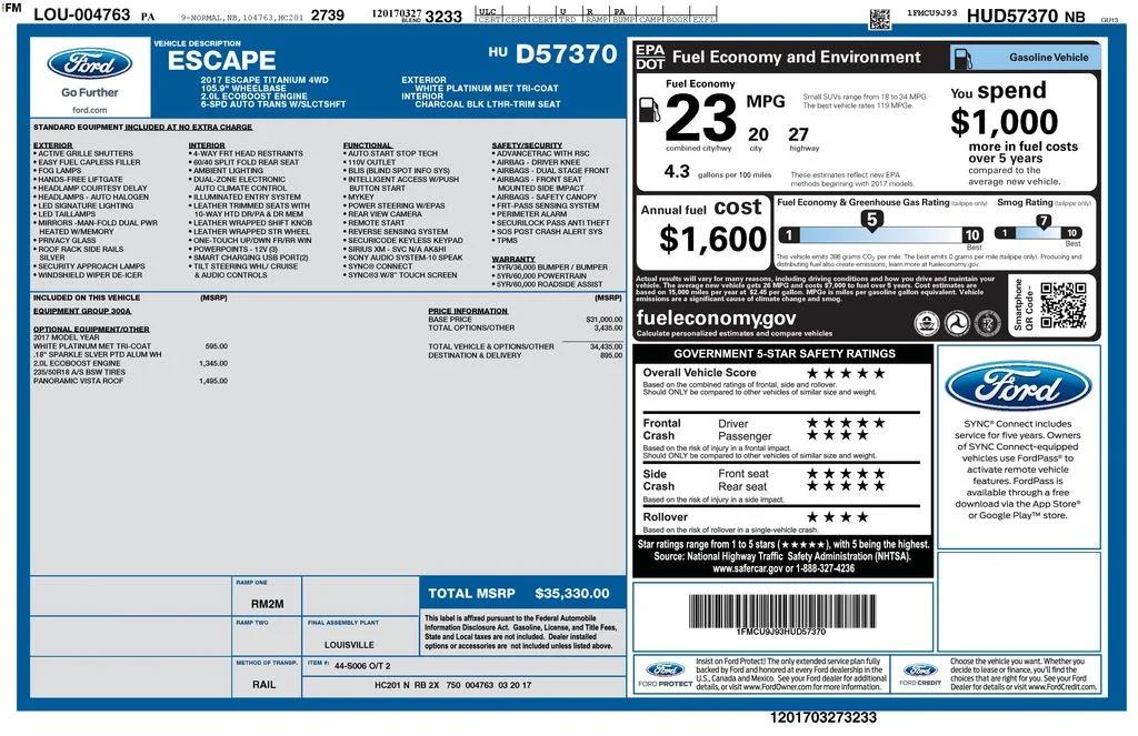 ford escape 2017 1FMCU9J93HUD57370 image ford escape 2017 1FMCU9J93HUD57370 image