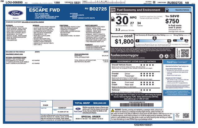 ford escape 2024 1FMCU0GN9RUB02725 image ford escape 2024 1FMCU0GN9RUB02725 image
