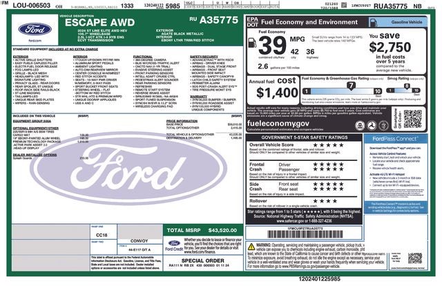ford escape 2024 1FMCU9PZ7RUA35775 image ford escape 2024 1FMCU9PZ7RUA35775 image