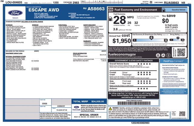 ford escape 2024 1FMCU9MNXRUA58663 image ford escape 2024 1FMCU9MNXRUA58663 image