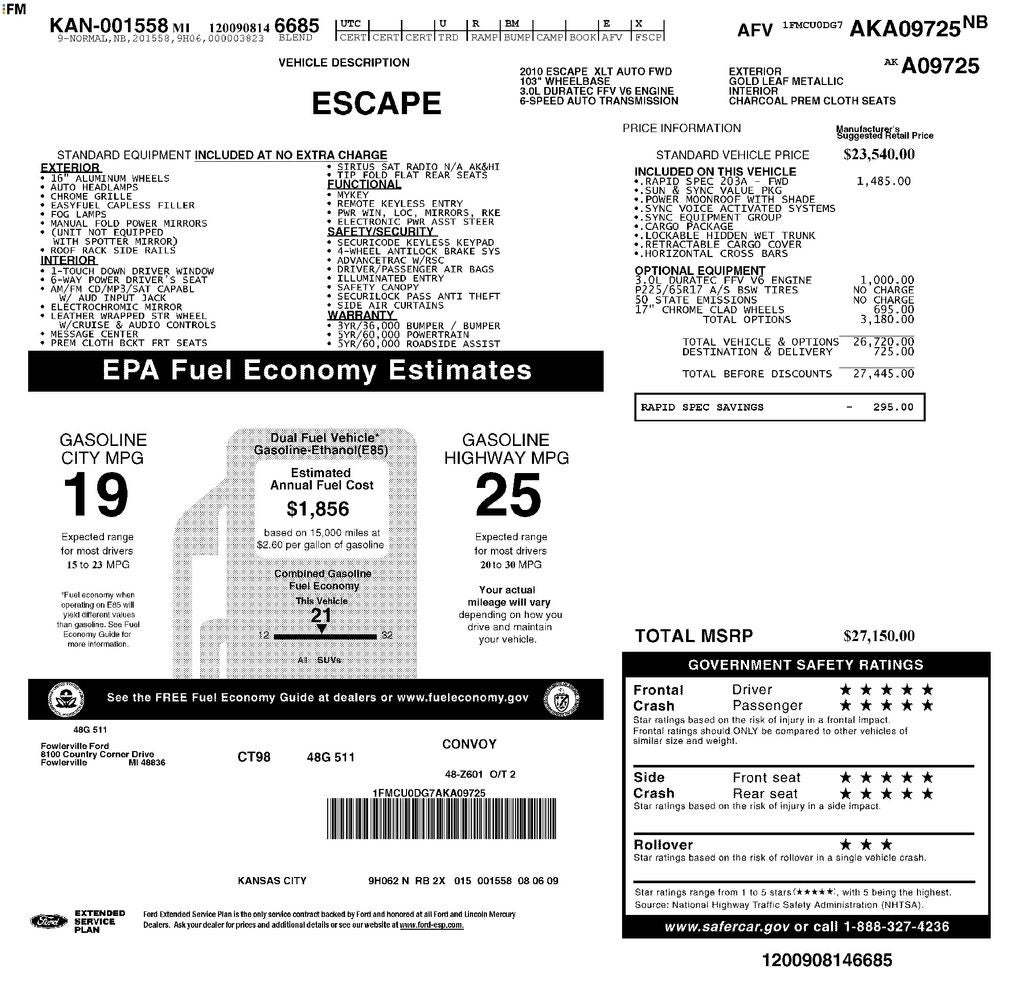 ford escape 2010 1FMCU0DG7AKA09725 image ford escape 2010 1FMCU0DG7AKA09725 image