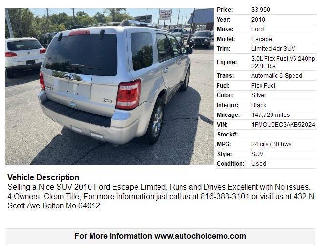 ford escape 2010 1FMCU0EG3AKB52024 image ford escape 2010 1FMCU0EG3AKB52024 image
