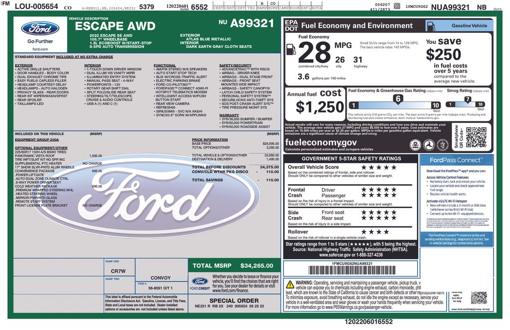 ford escape 2022 1FMCU9G62NUA99321 image ford escape 2022 1FMCU9G62NUA99321 image