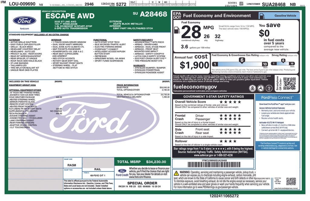 ford escape 2025 1FMCU9MN8SUA28468 image ford escape 2025 1FMCU9MN8SUA28468 image